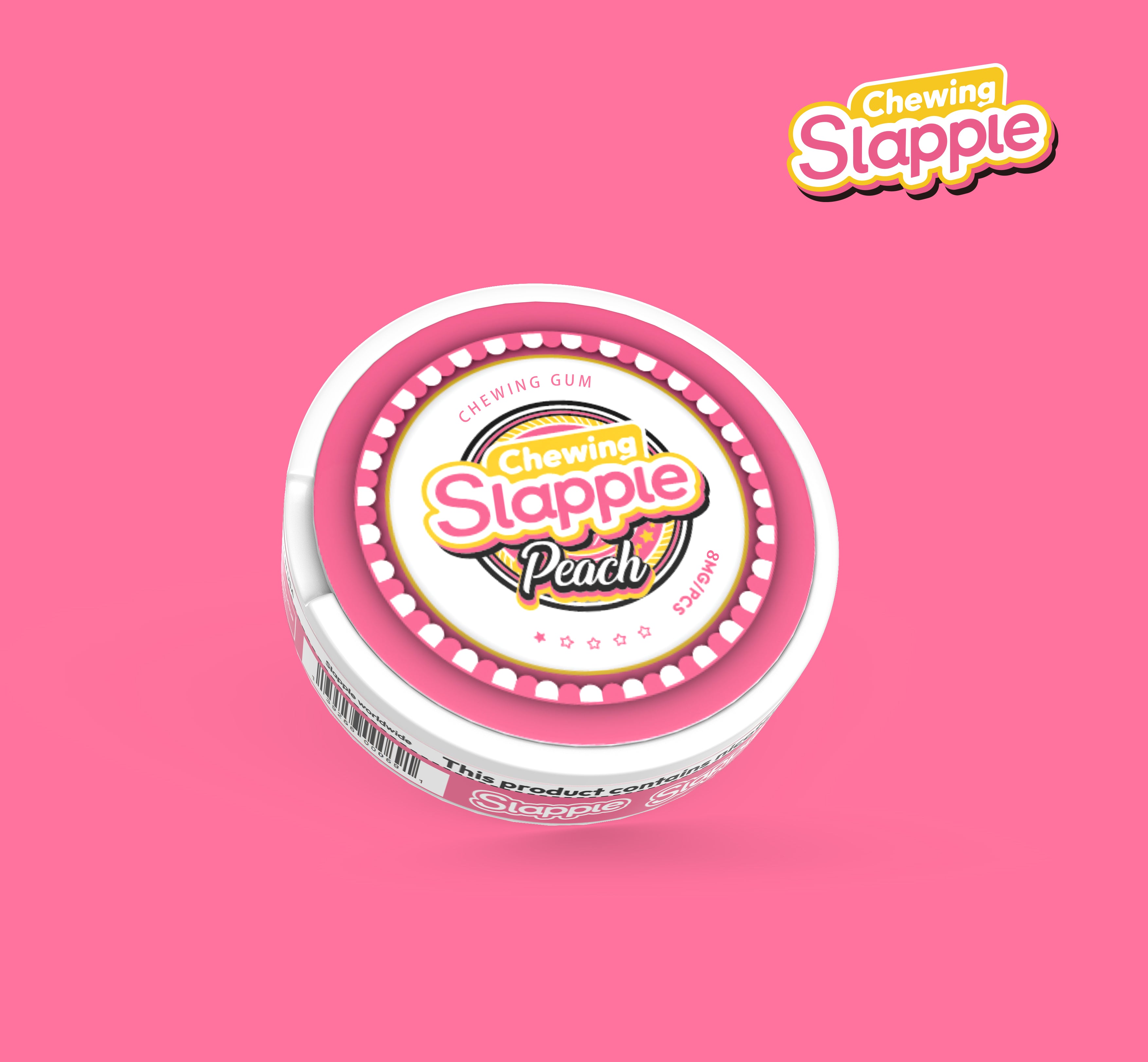 Slapple Chewing Gum Peach