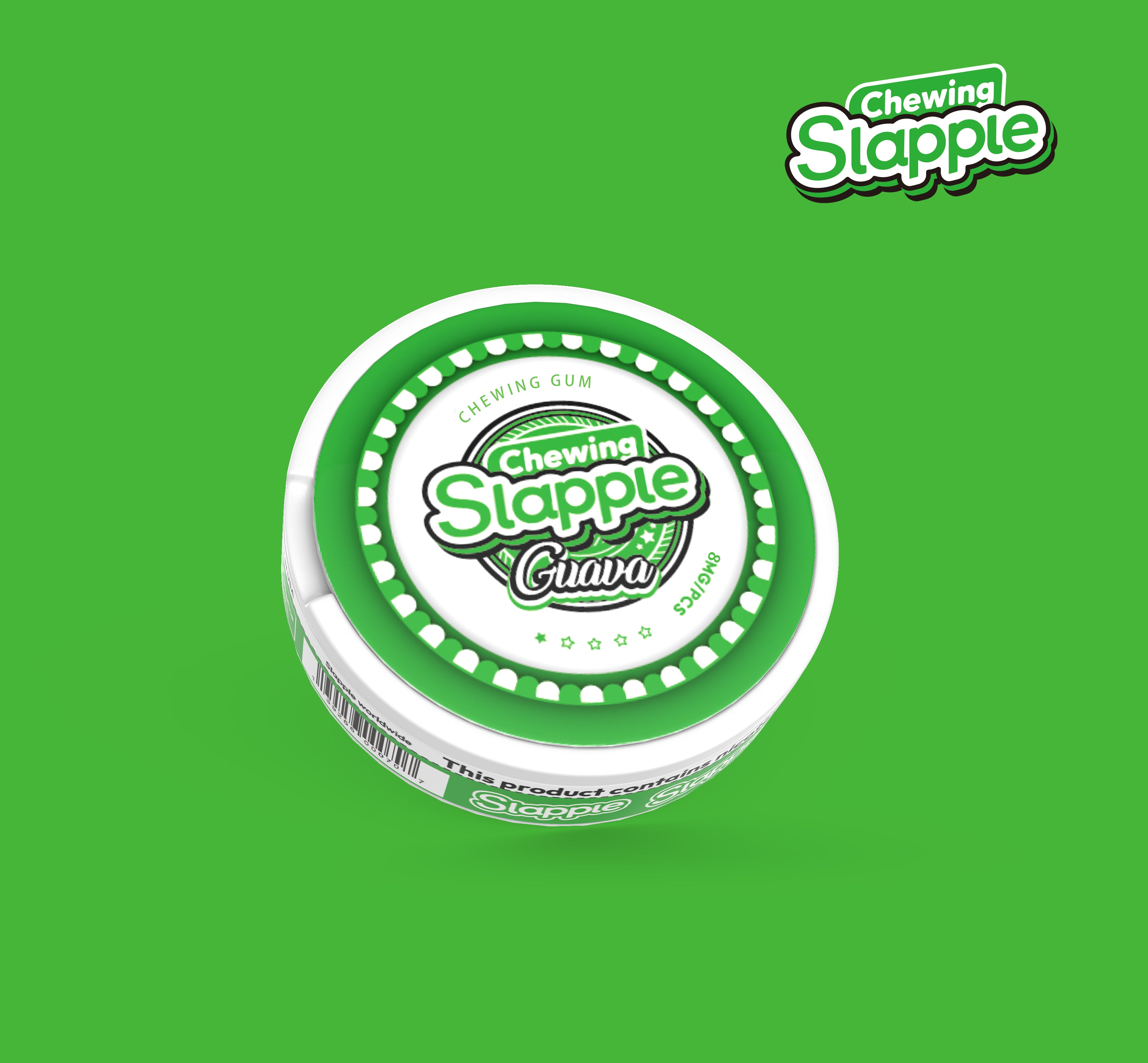 Slapple Chewing Gum Guava