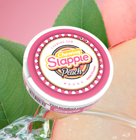 Slapple Chewing Gum Peach